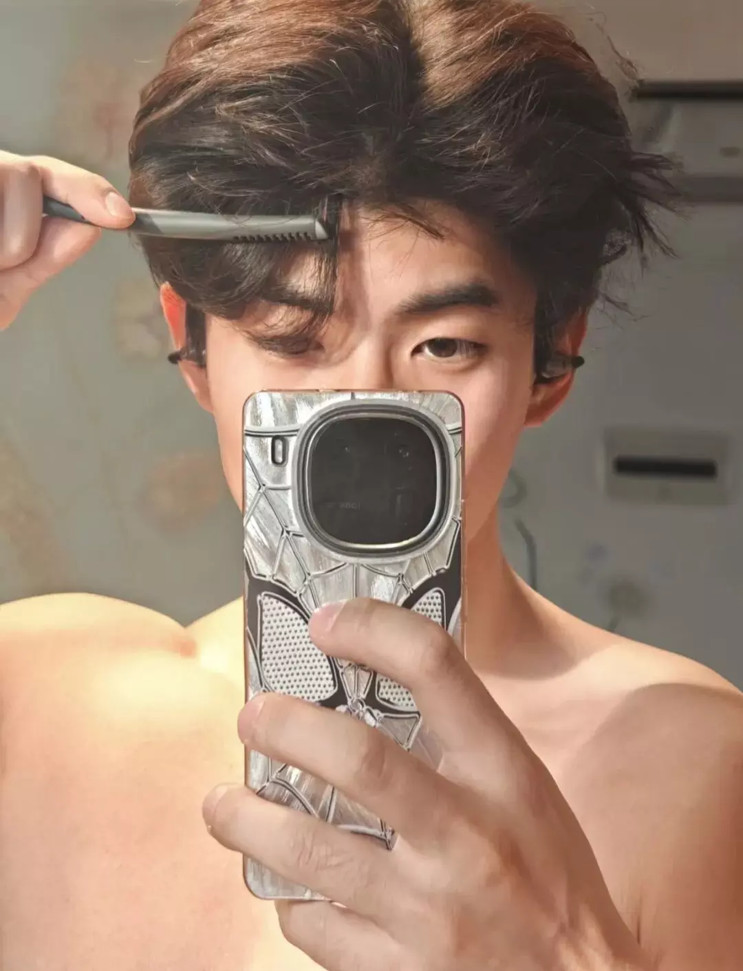 图片[11]-187脂包肌硬帅男大体育生，网友：这胸肌女生看了都自卑...-小蓝短视频