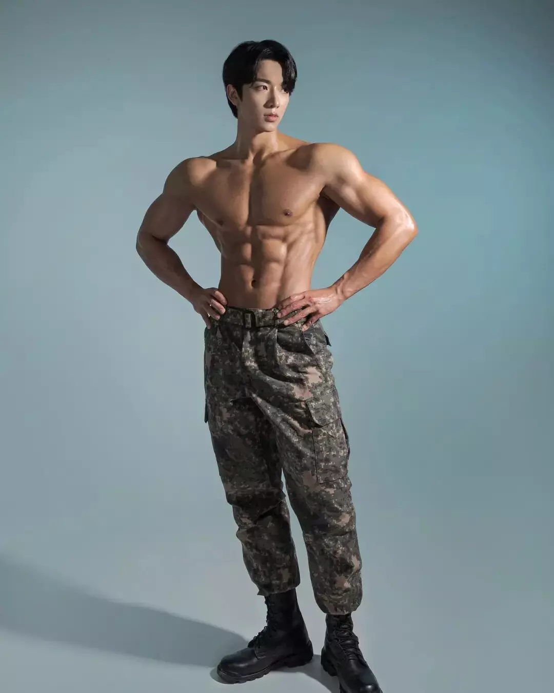 图片[6]-健身大肌霸维度拉满，腹肌对称到犯规-潮男潮北-潮男潮北