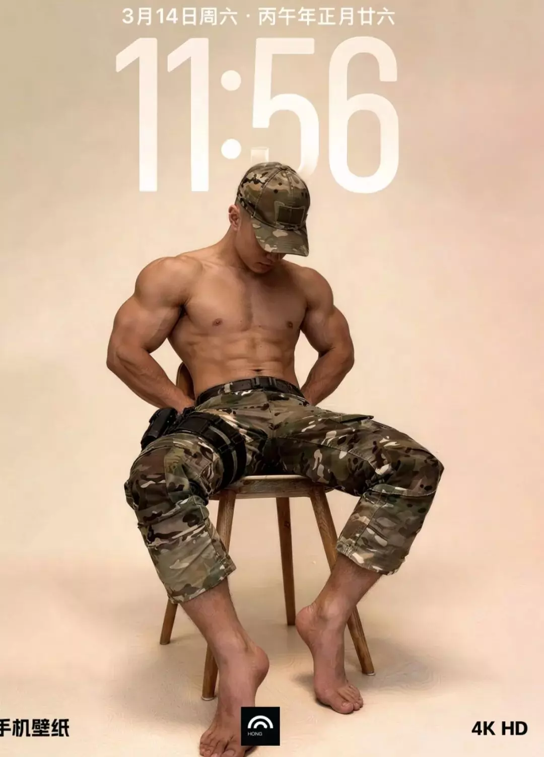 图片[6]-189黑皮肌肉体育生壁纸火爆全网！特种兵身材超迷人...-小蓝短视频