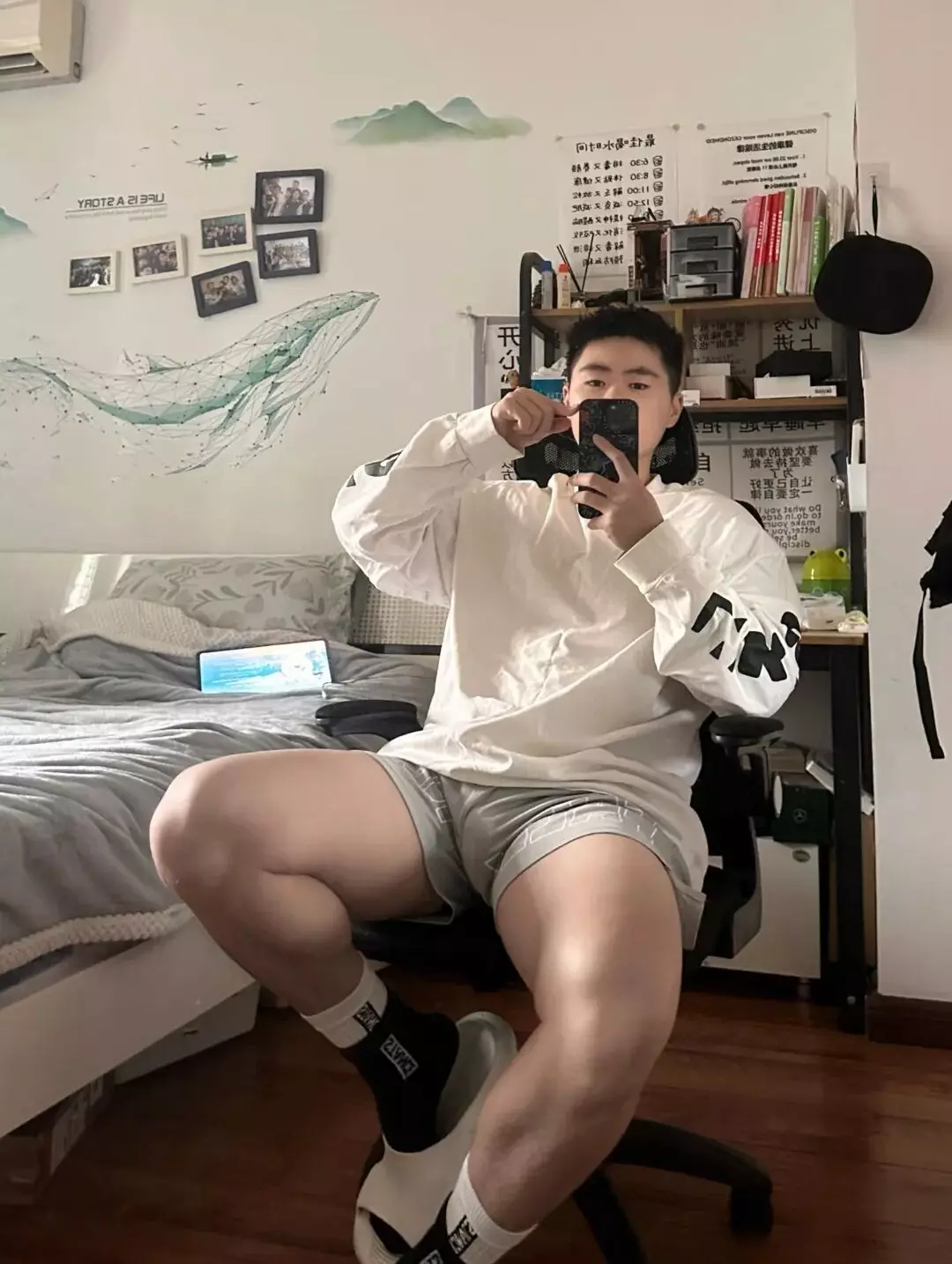 图片[13]-体育柔道摔跤体育生大男人，器大体壮百般动作柔韧有余-小蓝短视频