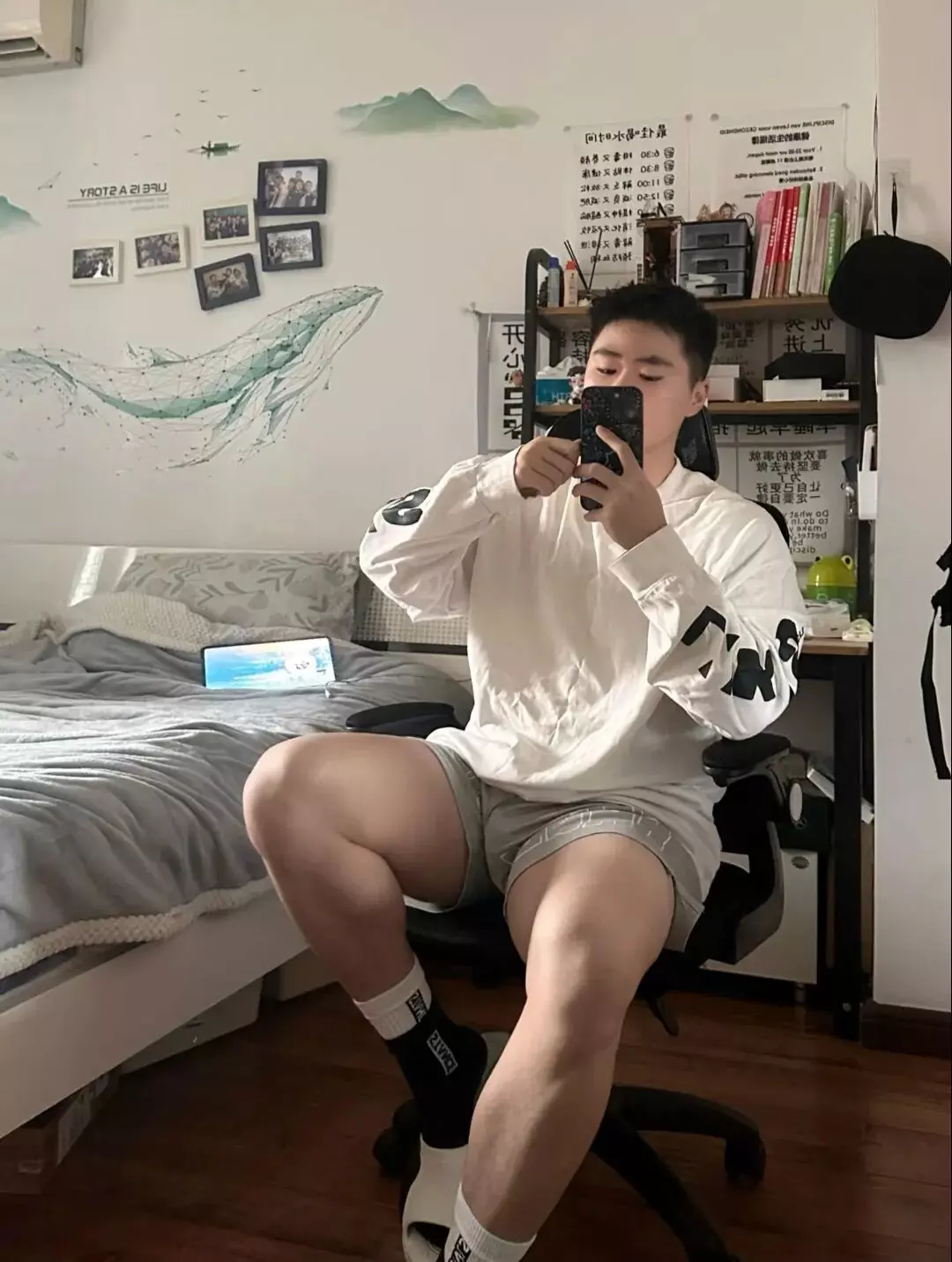 图片[14]-体育柔道摔跤体育生大男人，器大体壮百般动作柔韧有余-小蓝短视频